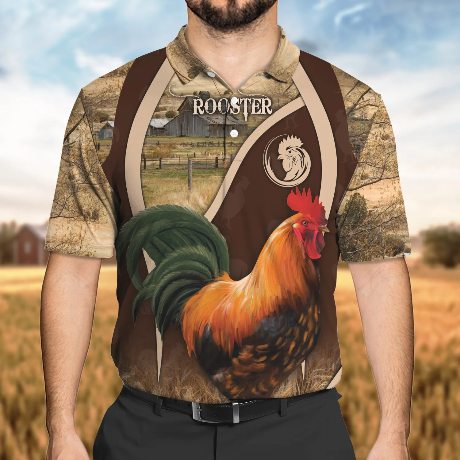 Rooster 3D All Over Printed Shirts - NTQ