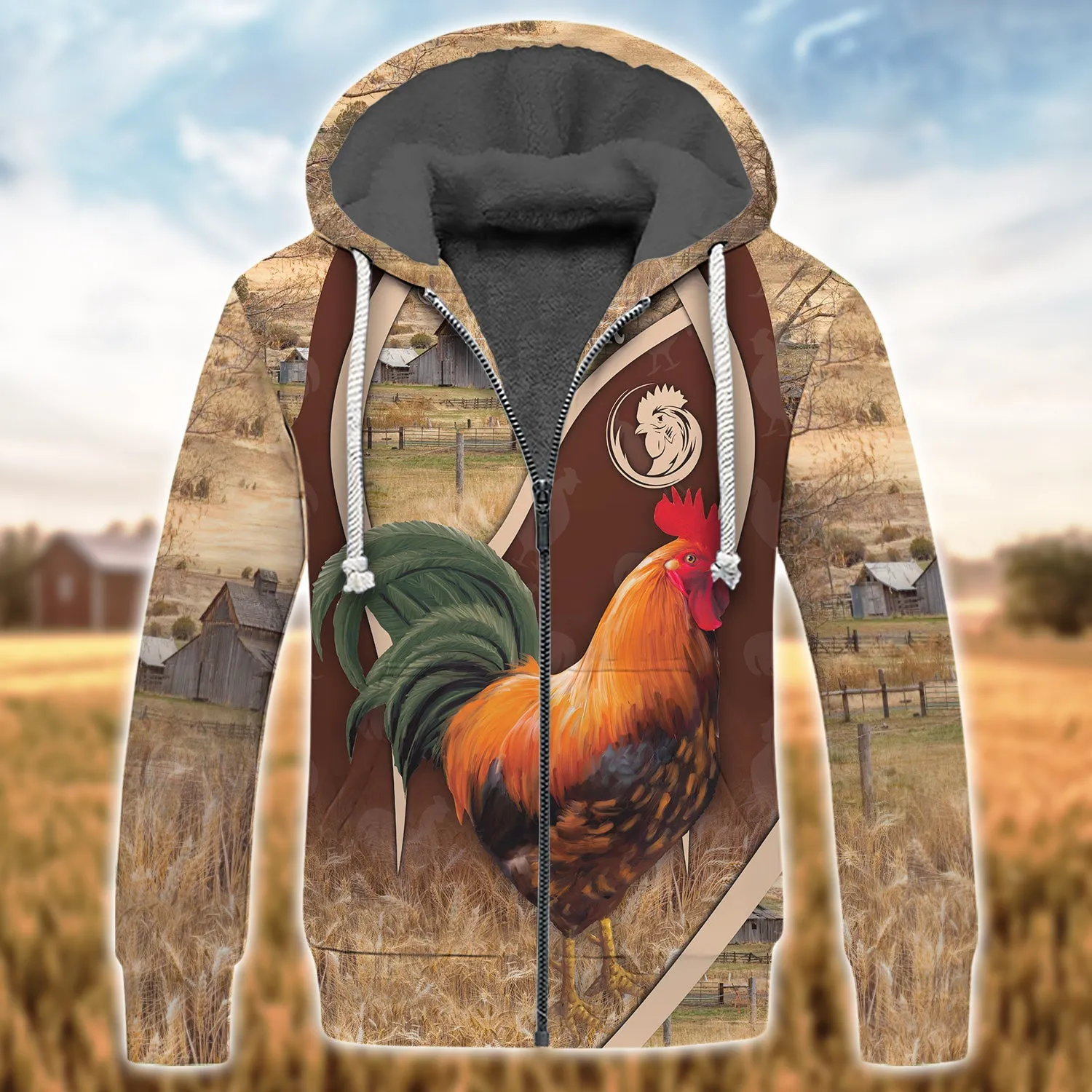Rooster 3D All Over Printed Shirts - NTQ