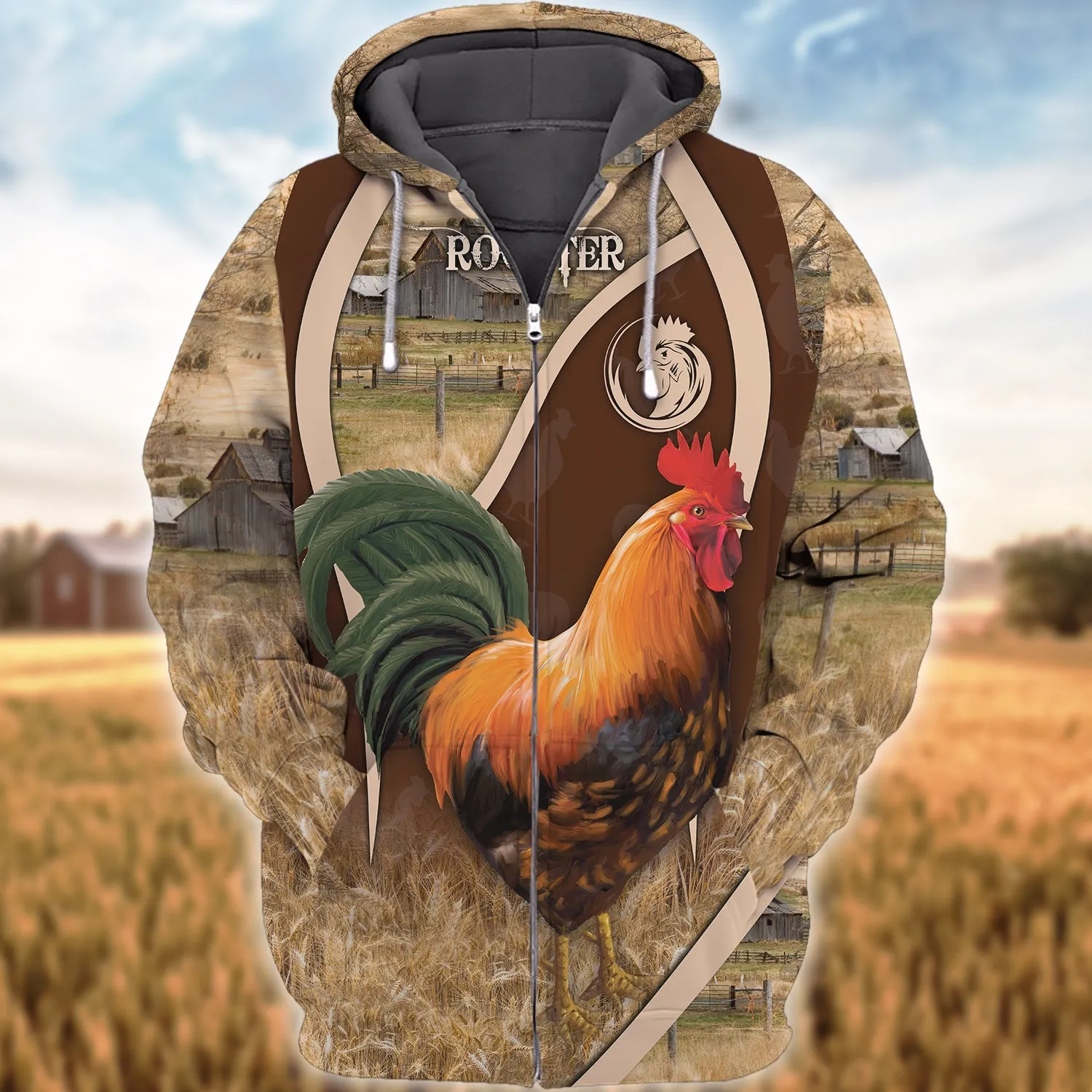 Rooster 3D All Over Printed Shirts - NTQ