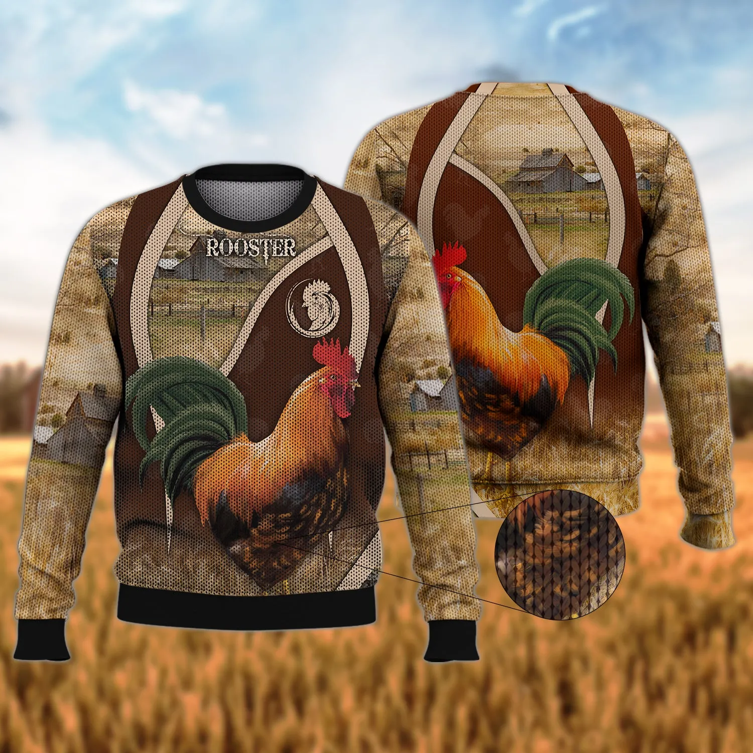 Rooster 3D All Over Printed Shirts - NTQ