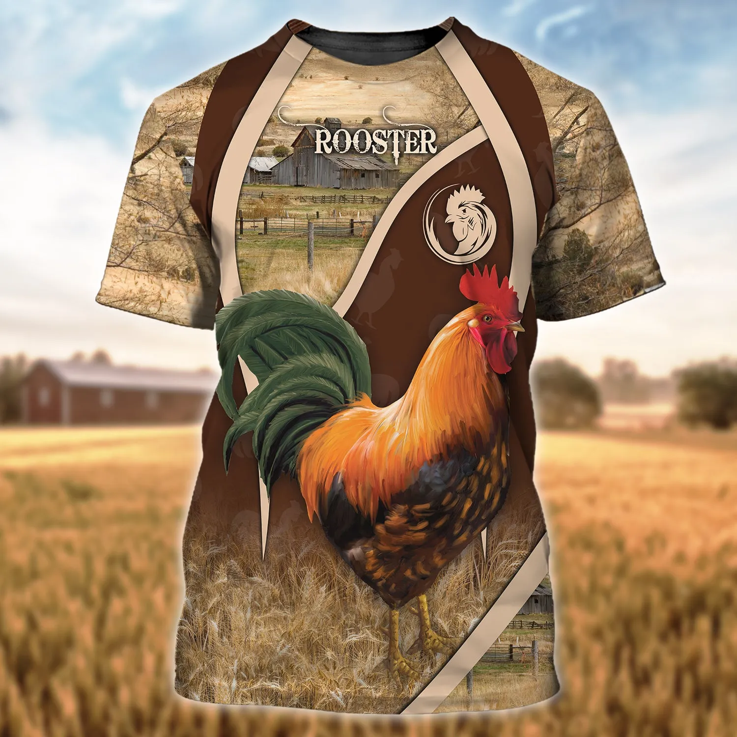 Rooster 3D All Over Printed Shirts - NTQ