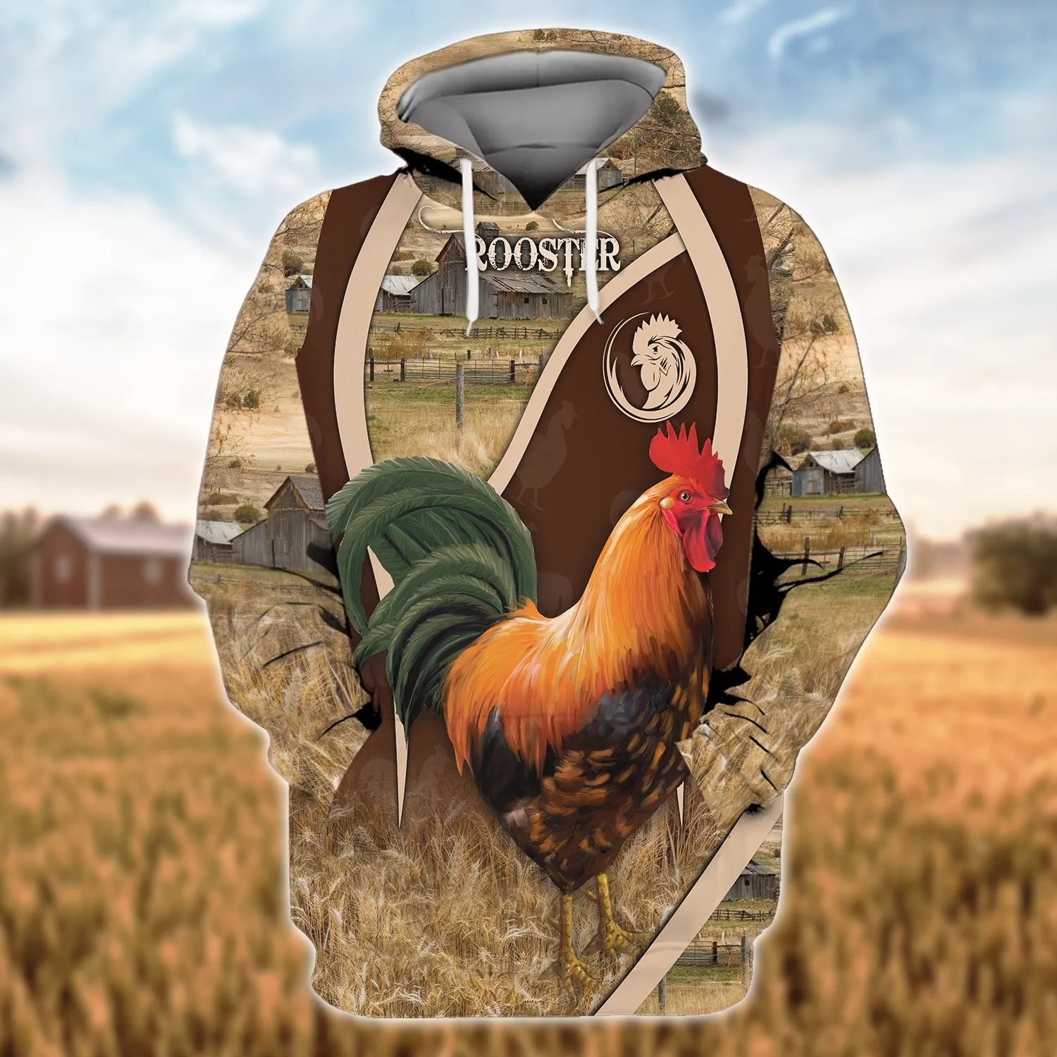 Rooster 3D All Over Printed Shirts - NTQ