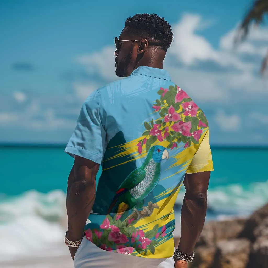 Saint Lucia Afro Hawaiian Shirt Tropical Vibes LT7