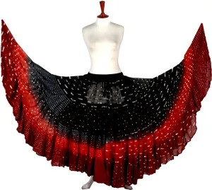 Senoritas skirt Wow Black Red Burgundy WLS