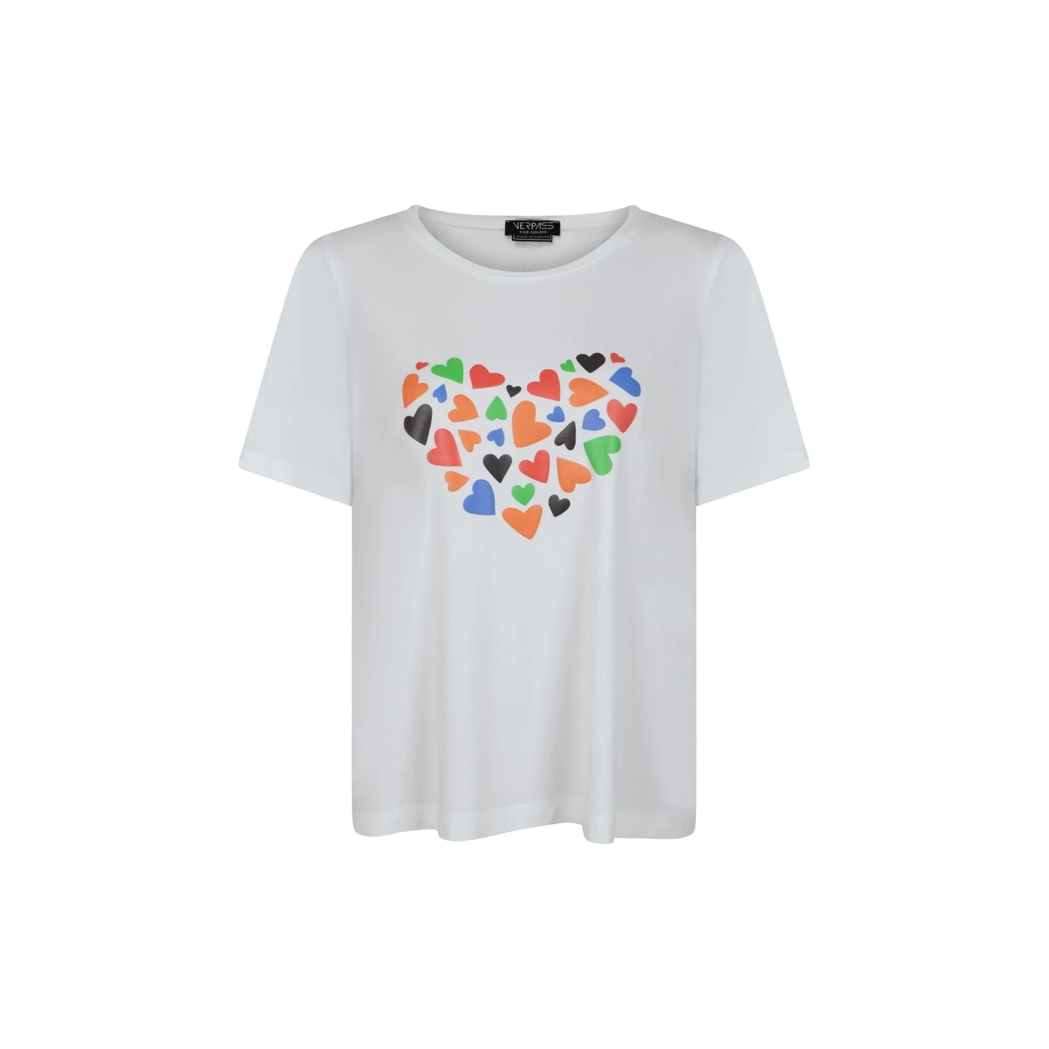 Shirt Heart white/multi
