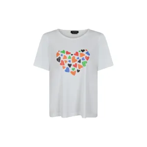 Shirt Heart white/multi