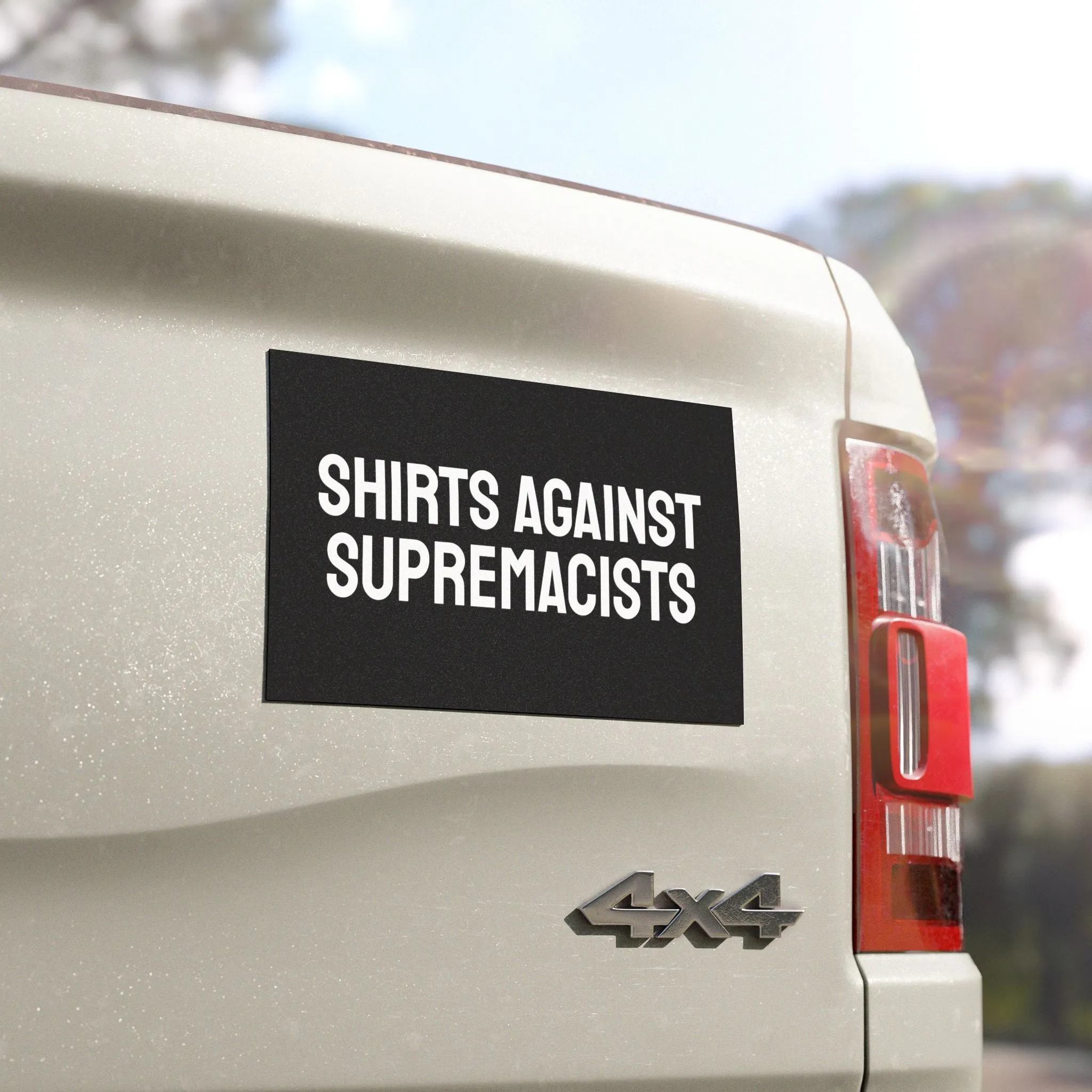 Shirts Against Supremacists - Car Magnets