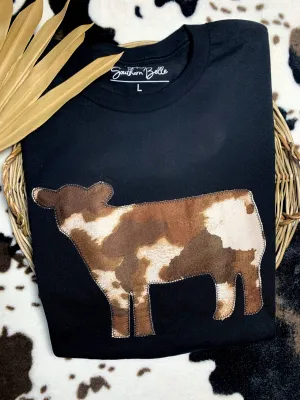 Shop Southern Belle - Cow Short Sleeve T