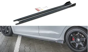 Side Skirts Diffusers V.2   Flaps Skoda Octavia RS Mk4