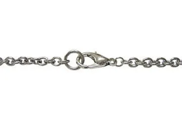 Silver Toned Textured Cobra Snake Pendant Necklace