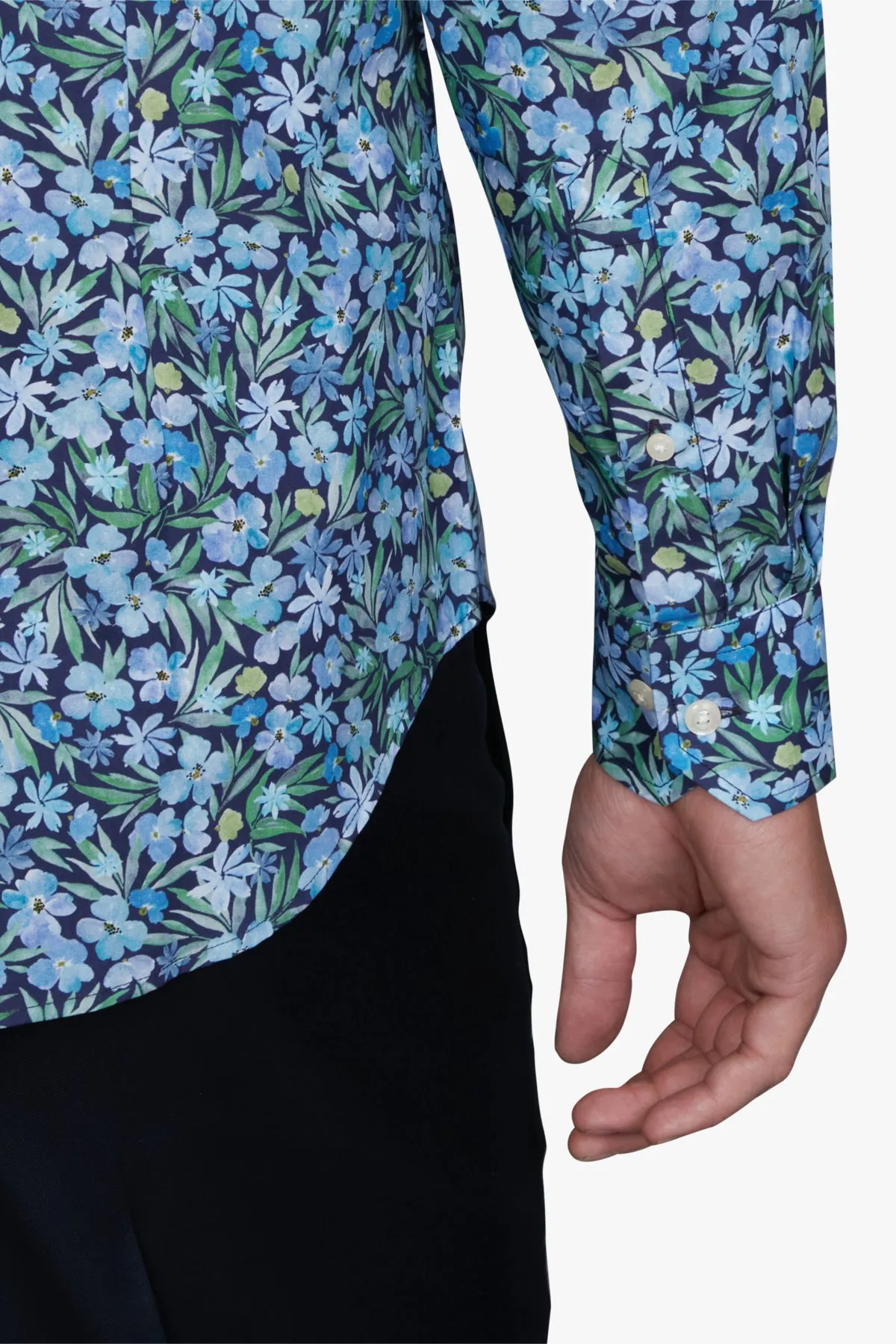 Simon Carter | Water Colour Garden Print Casual Shirt