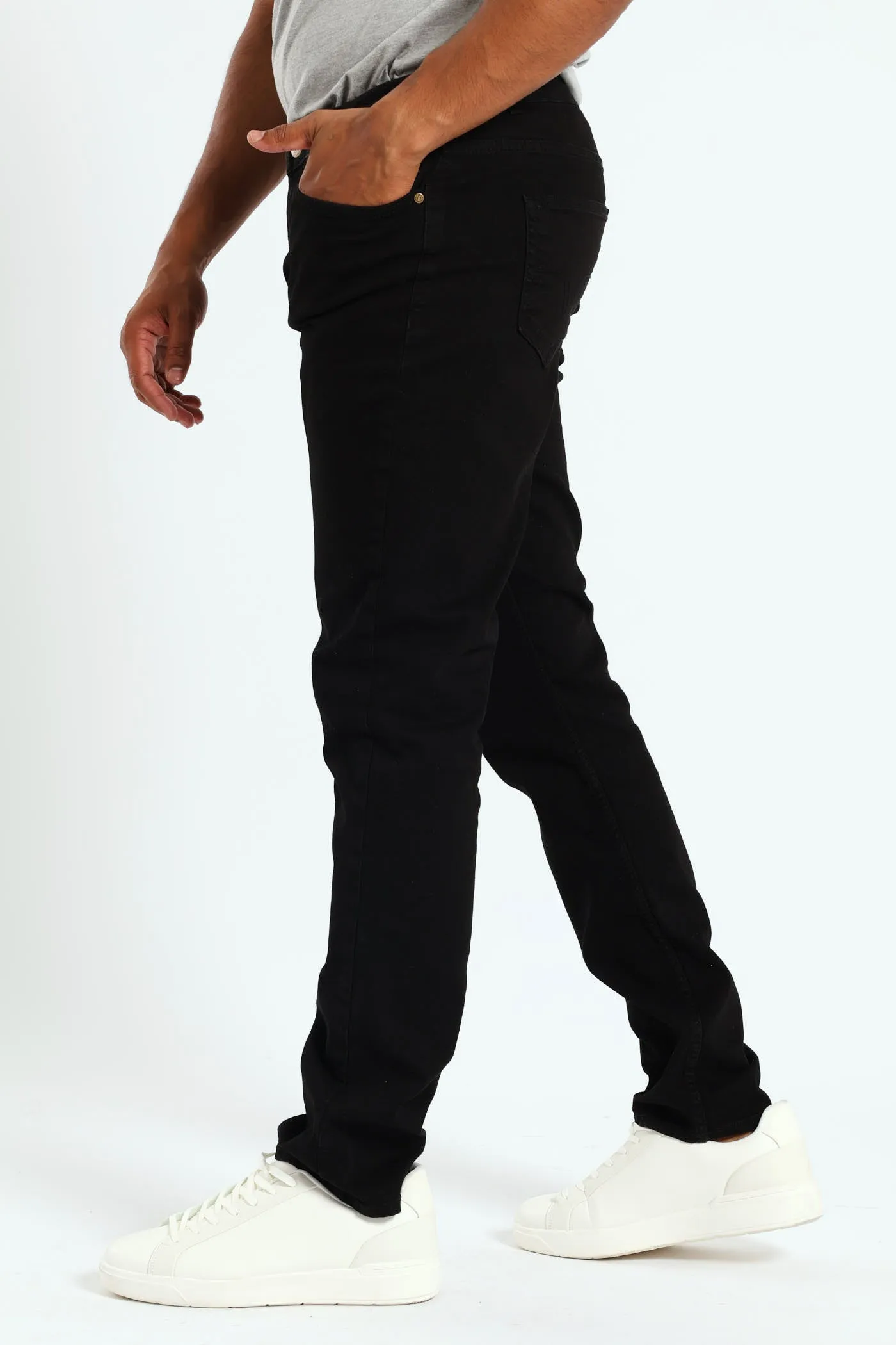 Slim Fit Denim Jean - Black