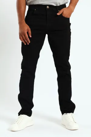 Slim Fit Denim Jean - Black