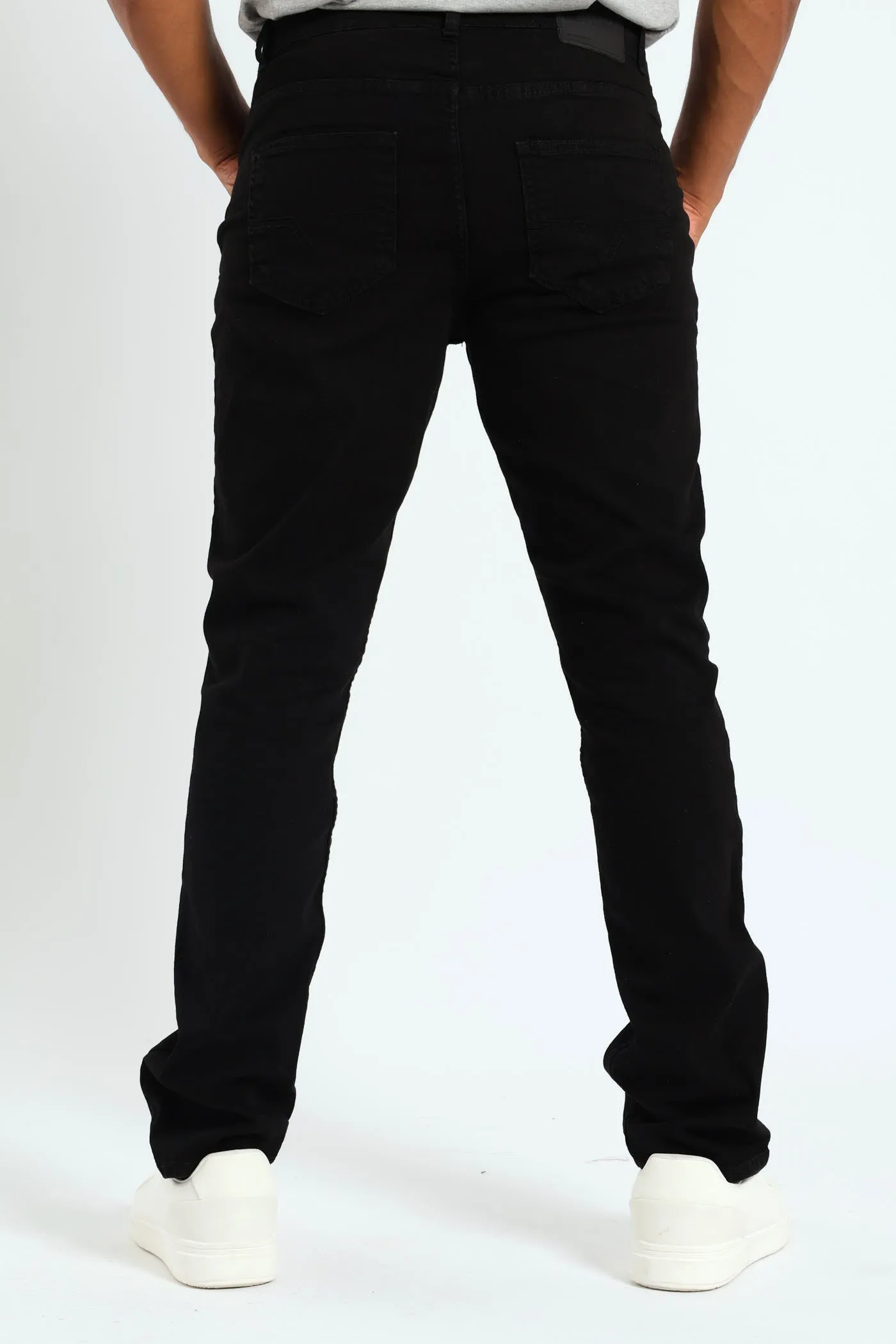 Slim Fit Denim Jean - Black