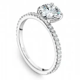 Slim Shared Prong Engagement Ring B265-01WM