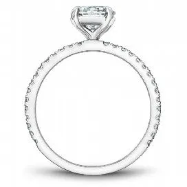 Slim Shared Prong Engagement Ring B265-01WM