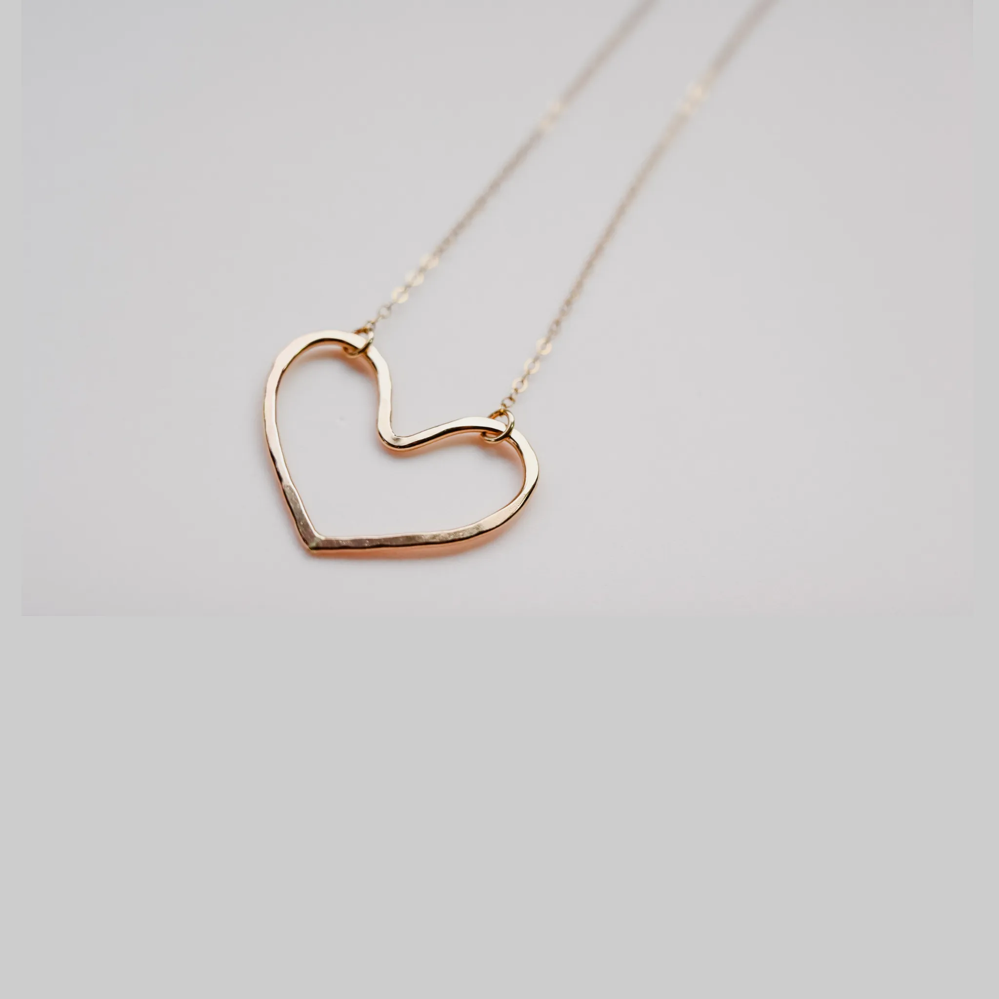 Small Gold Heart Necklace