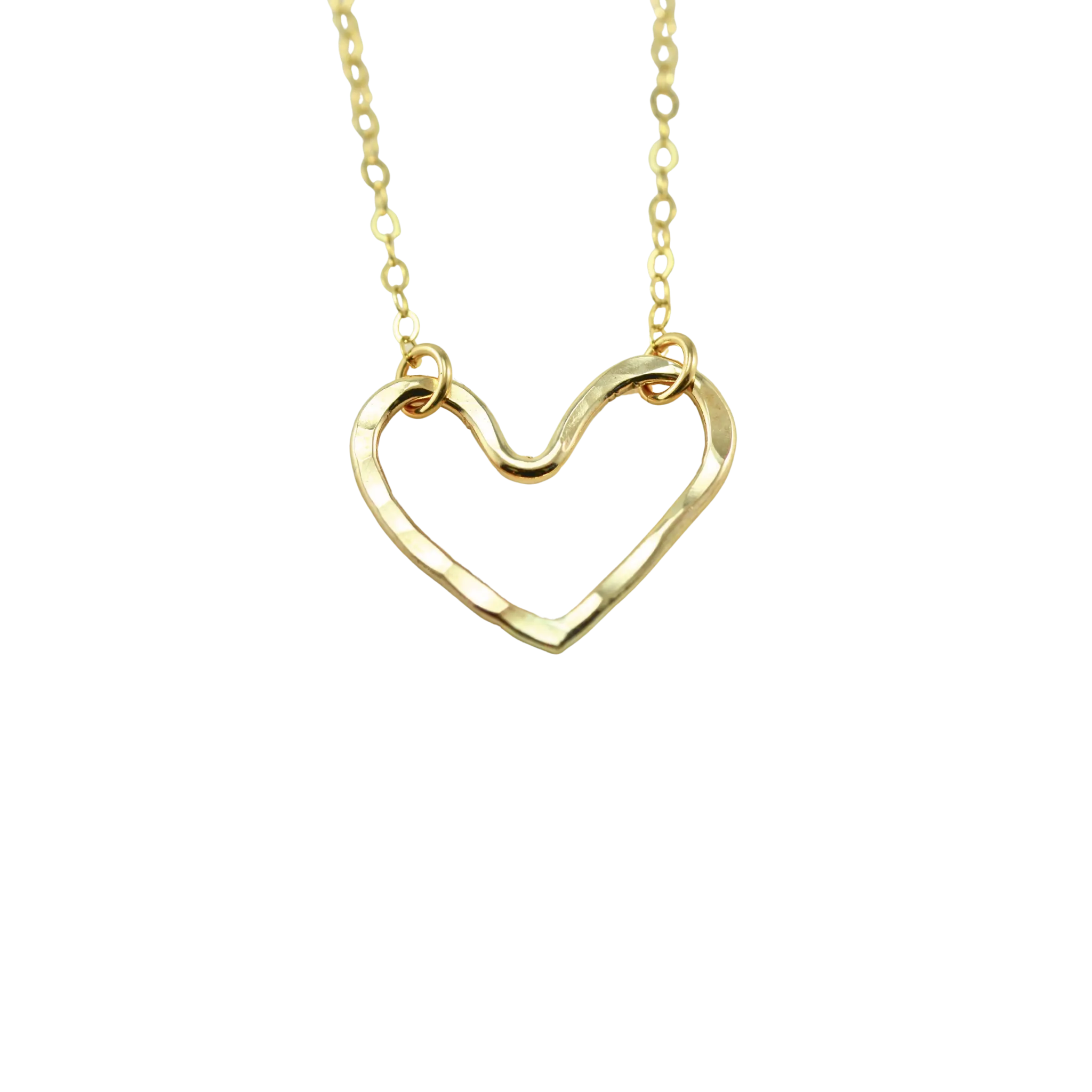 Small Gold Heart Necklace