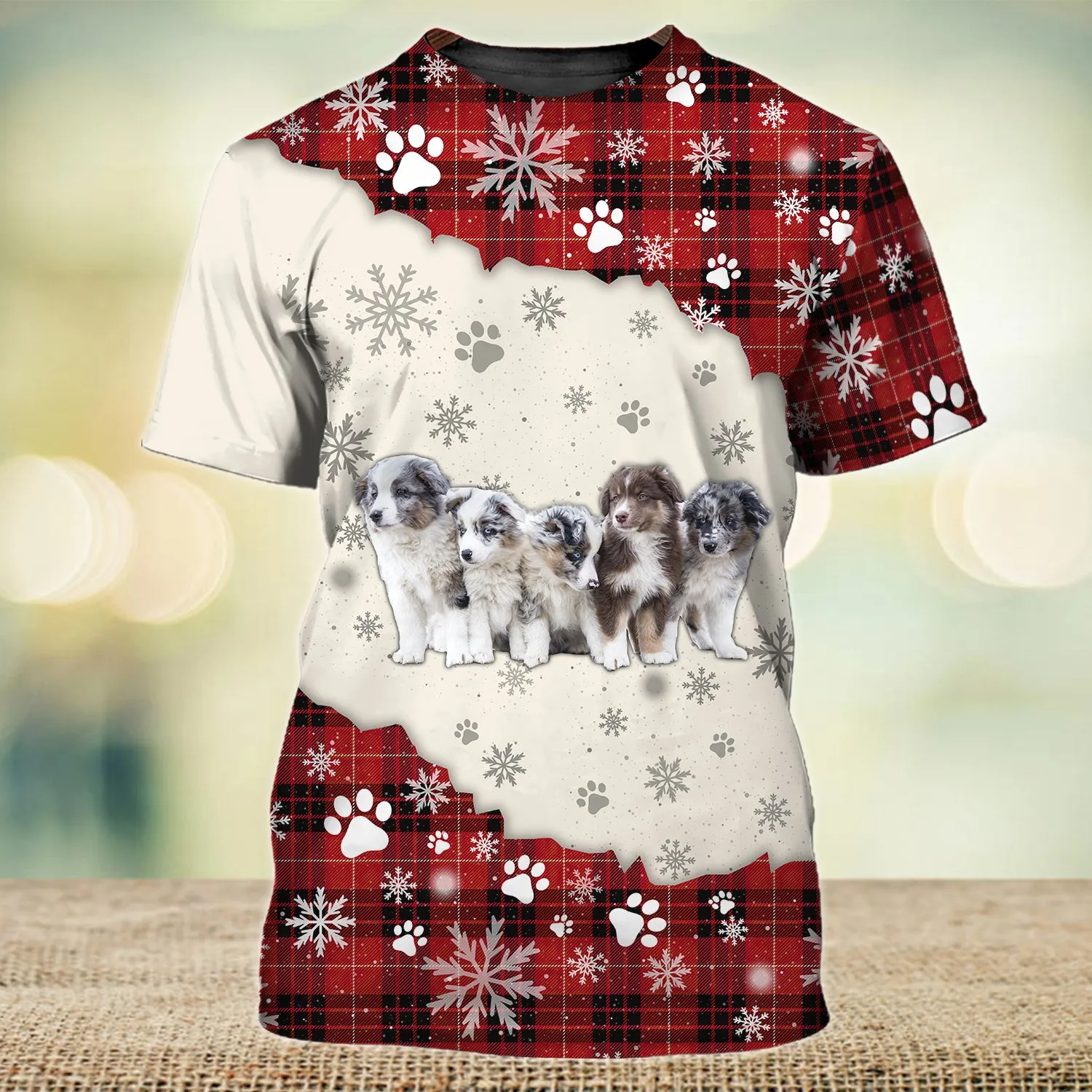 Snow Kitten Love 3D Full Print Shirts 1044