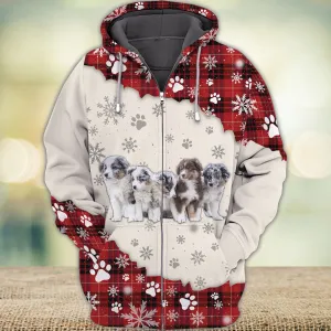 Snow Kitten Love 3D Full Print Shirts 1044