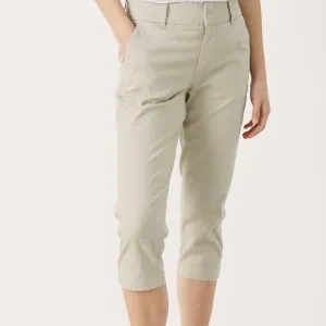Soffie 3/4 Casual Pant - Feather Gray