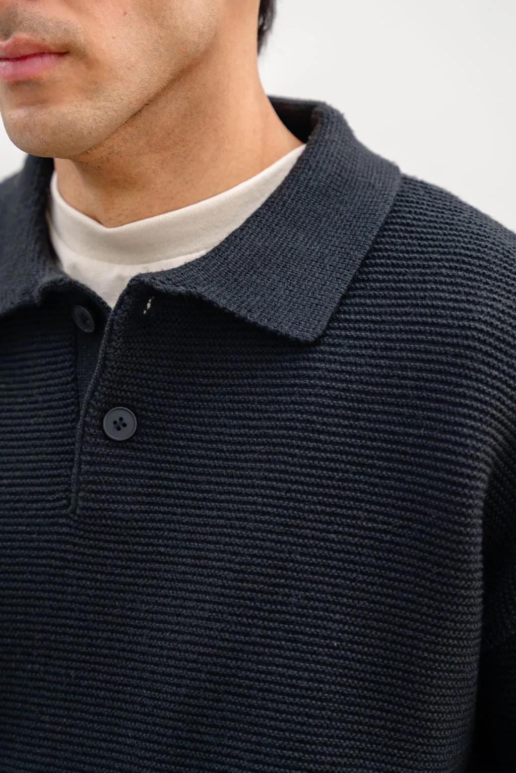 SOFT POLO SWEATER