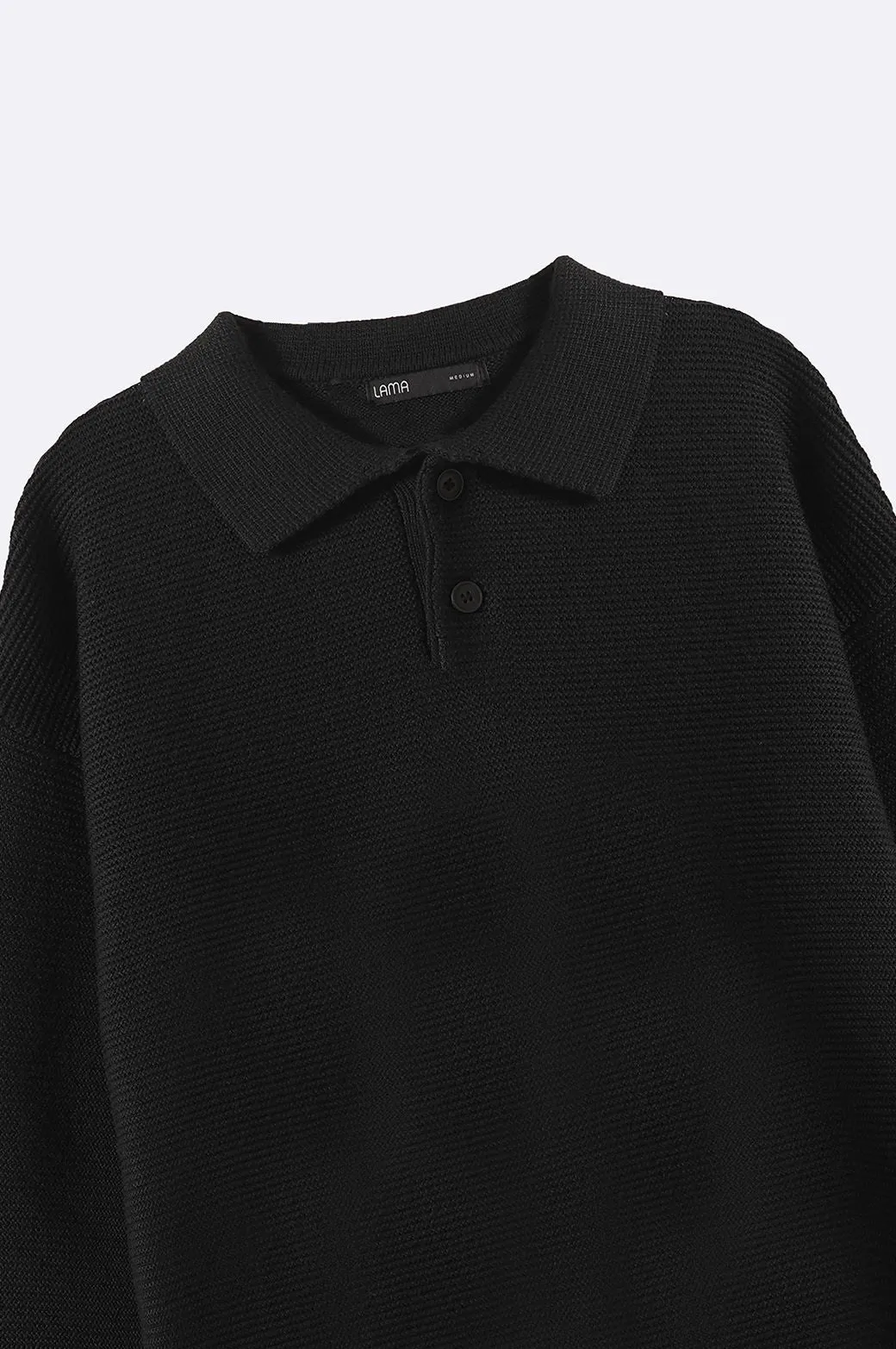 SOFT POLO SWEATER