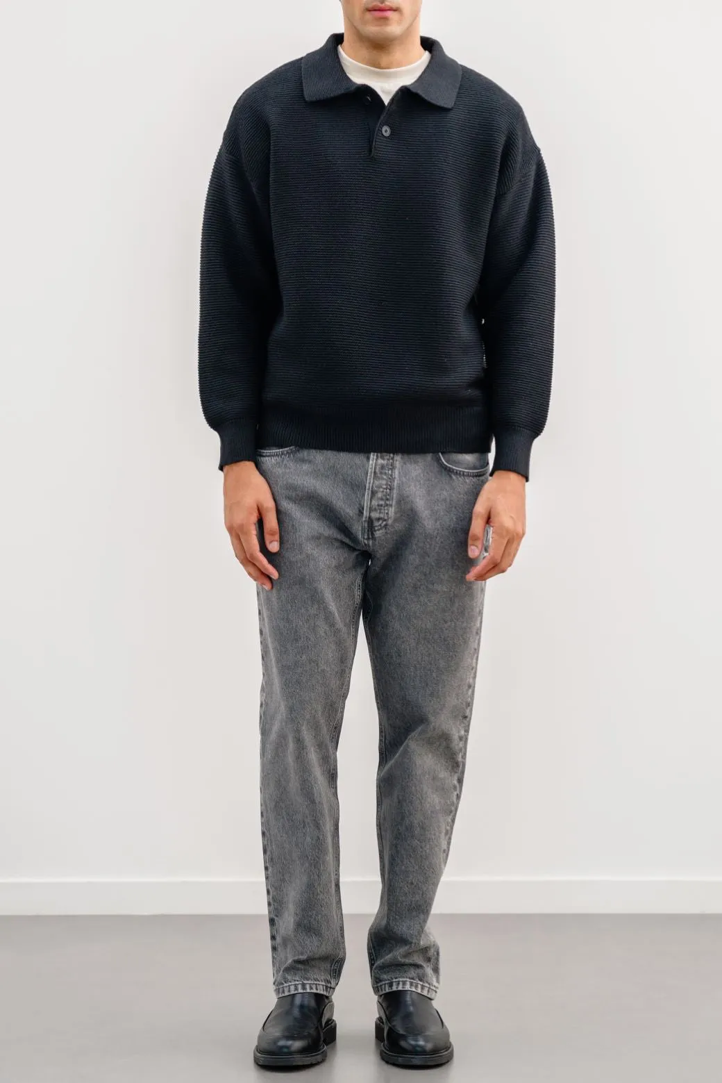 SOFT POLO SWEATER