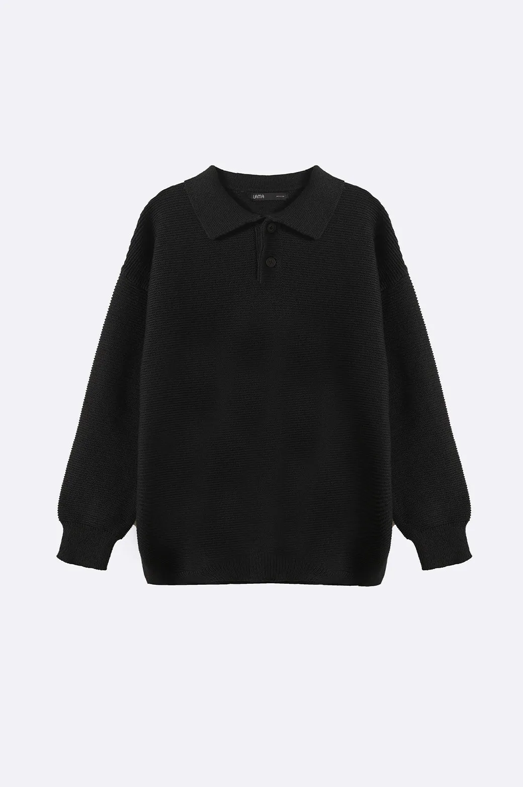 SOFT POLO SWEATER