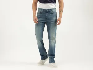 Solid Boot-Leg Fit Jeans