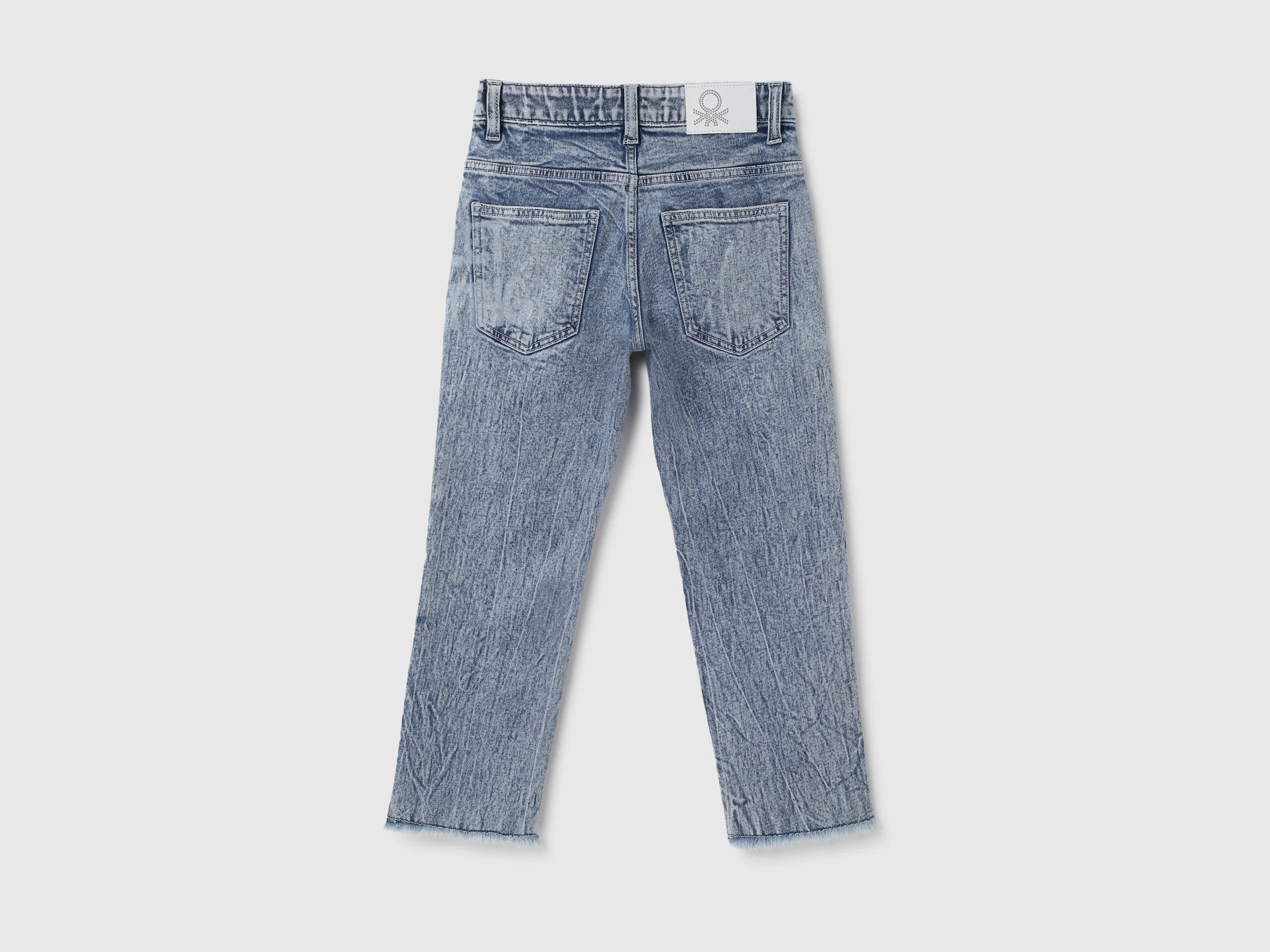 Solid Pattern Straight Fit Jeans