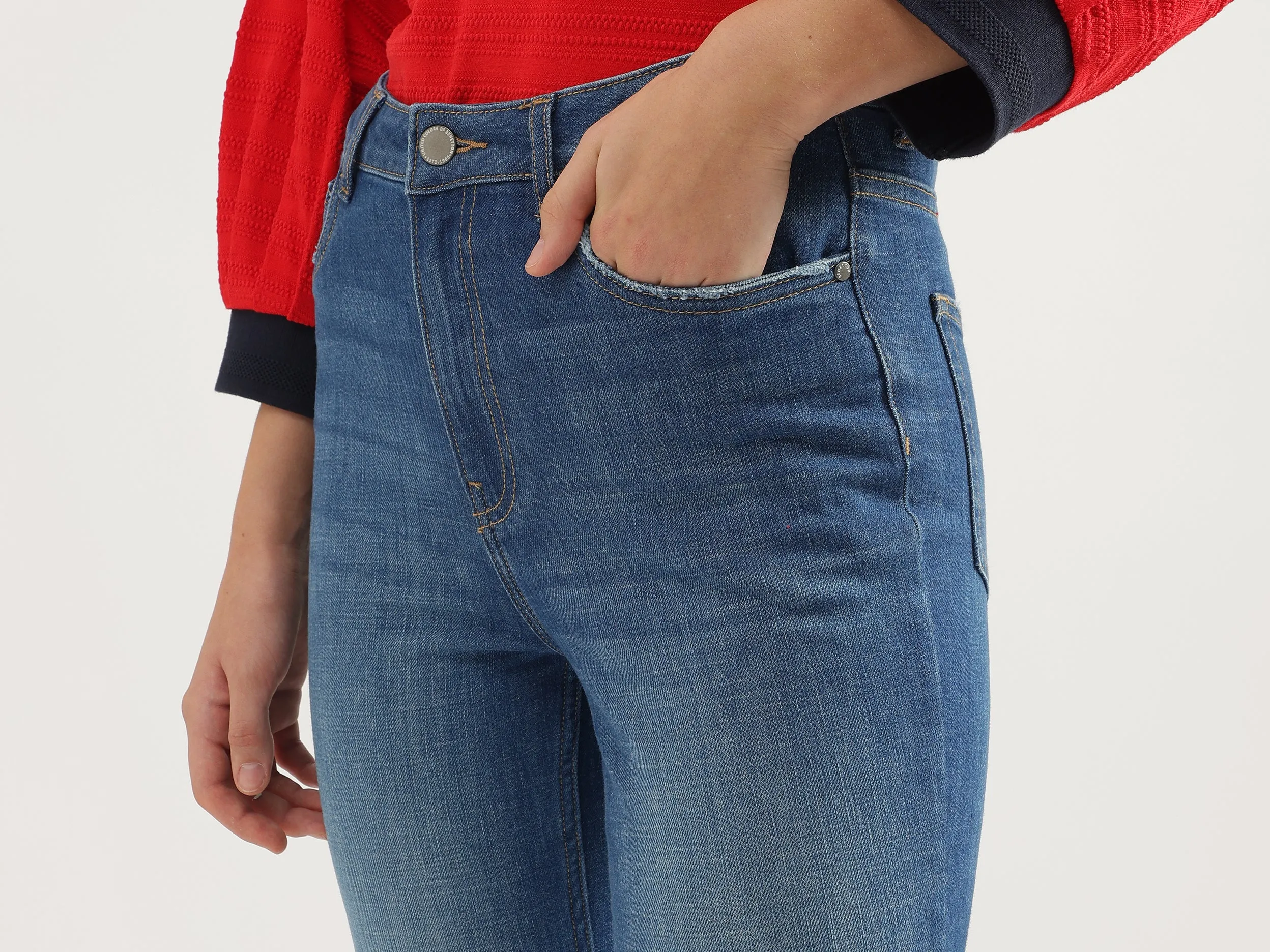 Solid Skinny Fit Jeans