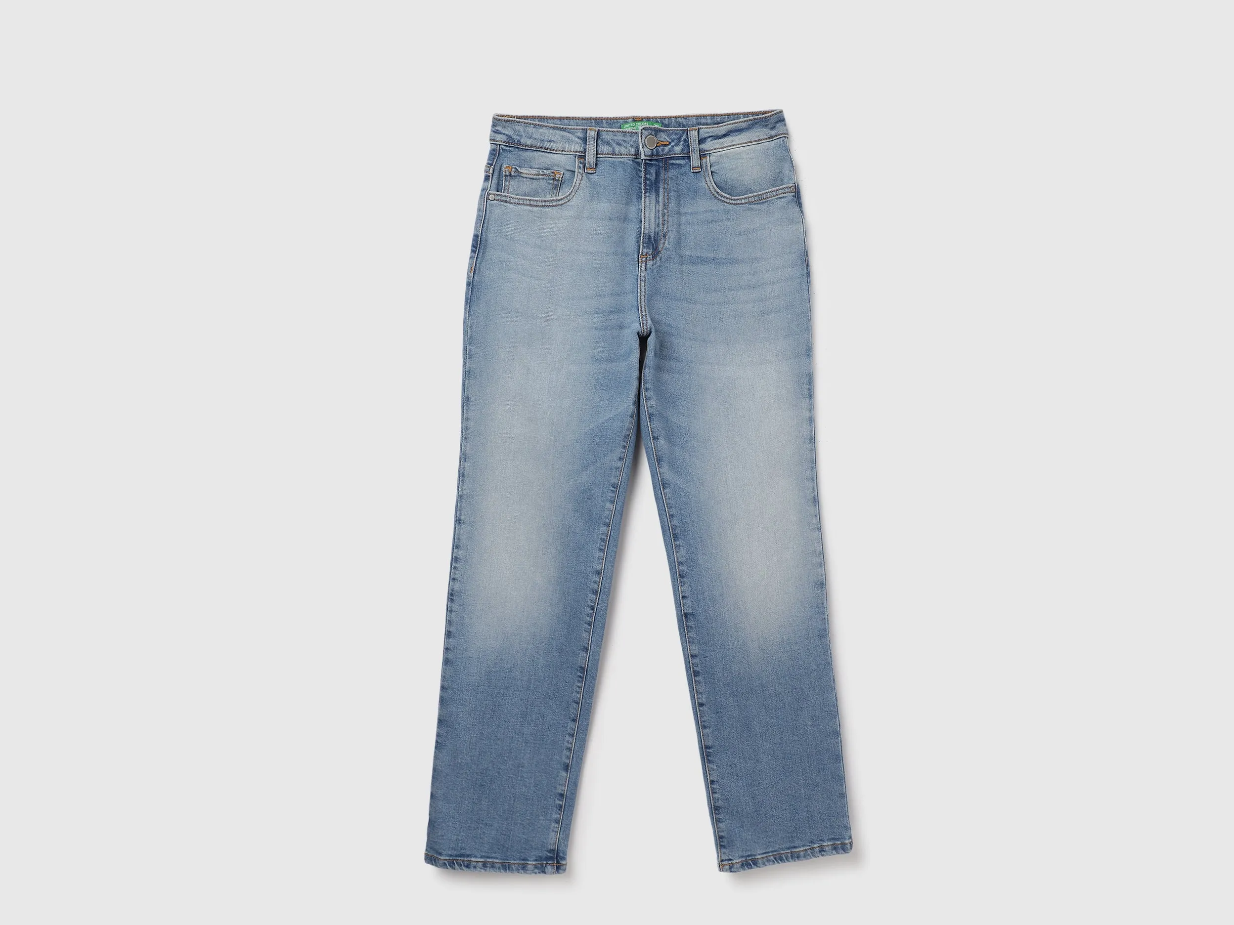 Solid Straight Fit Jeans