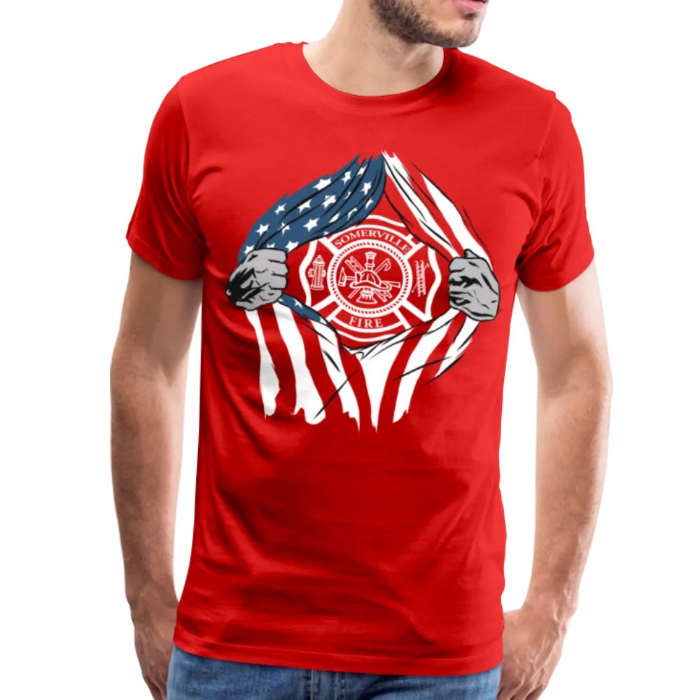 Somerville Local 76 Superheroes Men's Premium T-Shirt