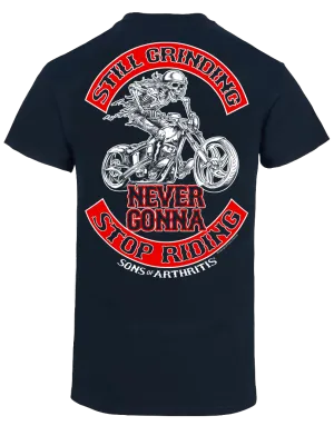 Sons of Arthritis Still Grinding Biker T-Shirt