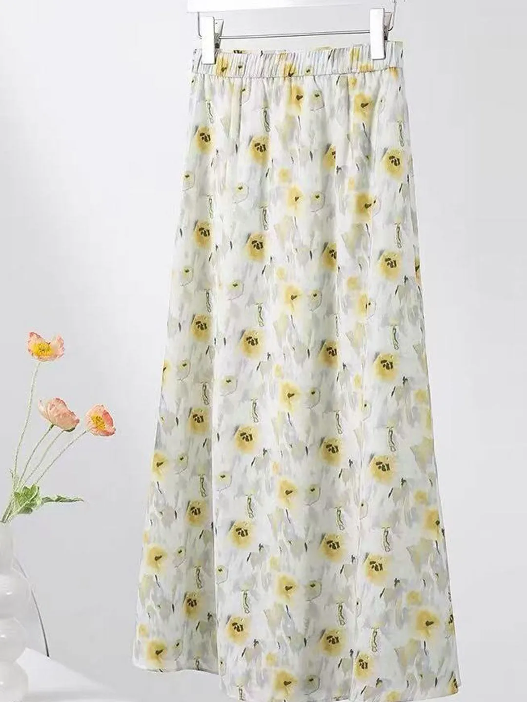 Sophie Vintage A-Line Printed Skirt