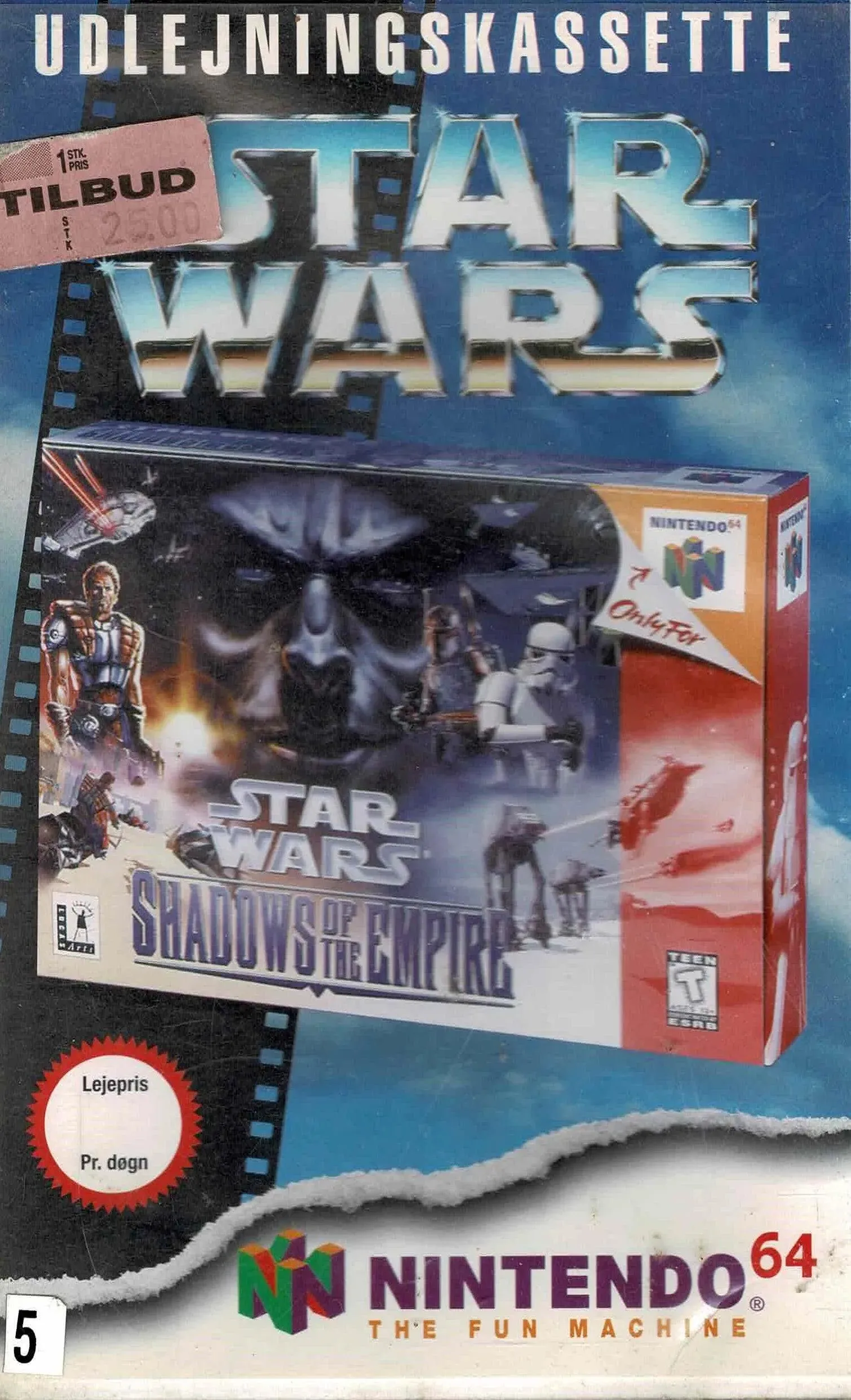 Star Wars Shadows of The Empire i udlejningsæske