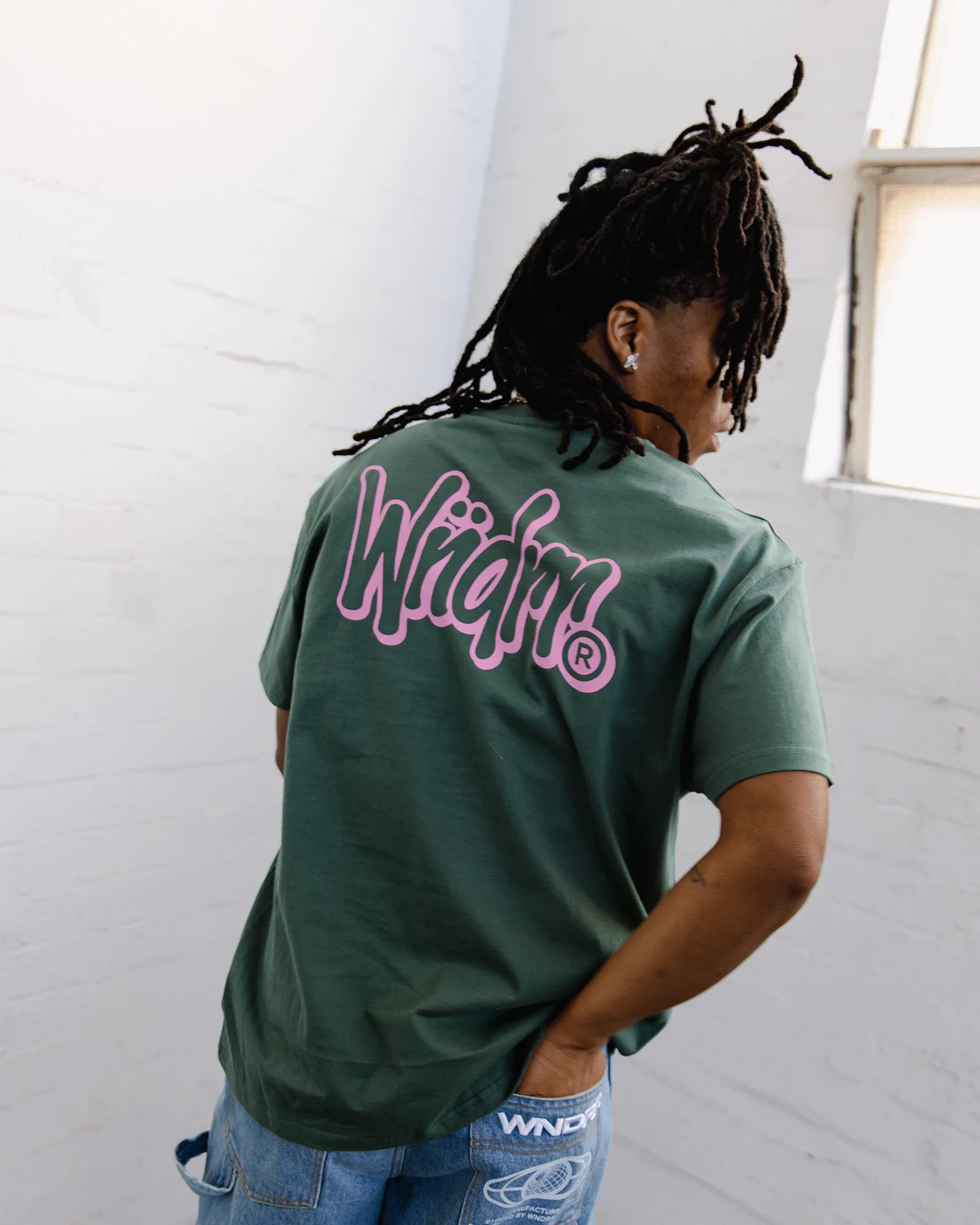 STARTER BOX FIT TEE - DARK GREEN