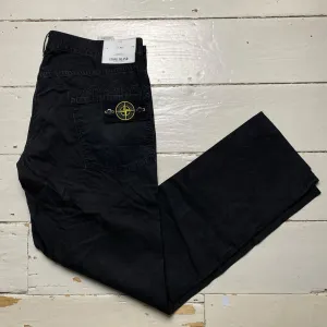 Stone Island Black Jeans Combat Style Trousers