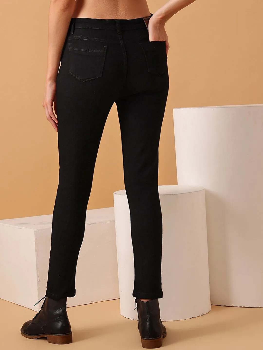 STREET 9 Women Narrow Skinny Fit Clean Look Stretchable Jeans