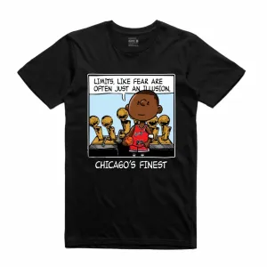 Streetwear on Demand PNUTS CHICAGOS FINEST TEE BLACK