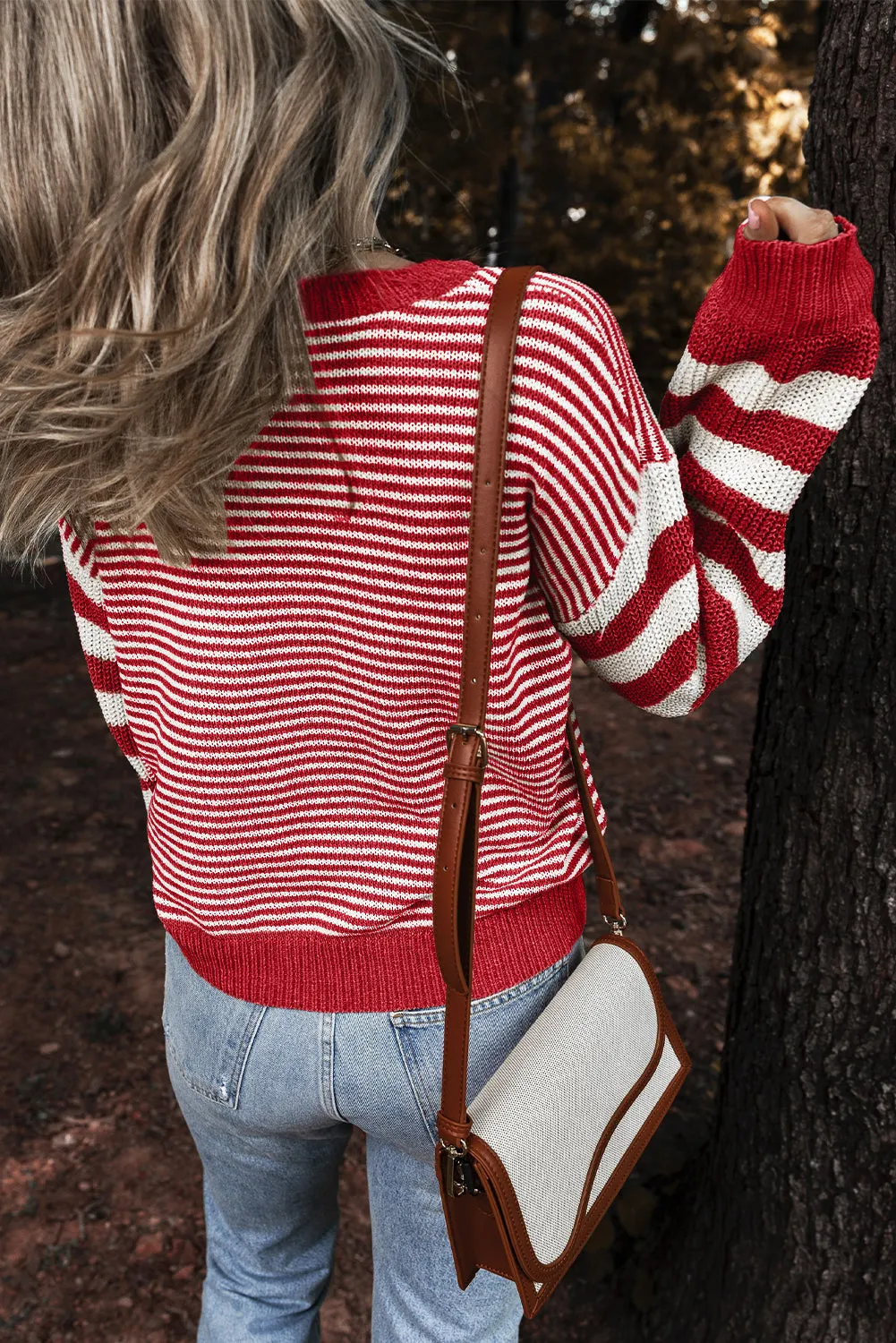 Stripe Textured Sweater