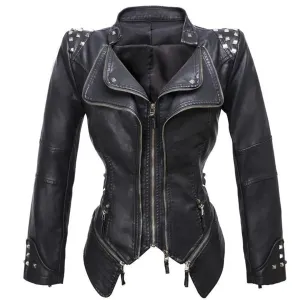 Stylish slim-fit jacket for women