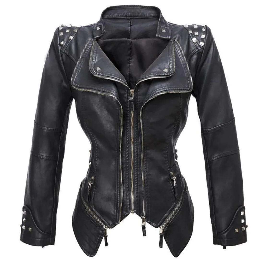Stylish slim-fit jacket for women