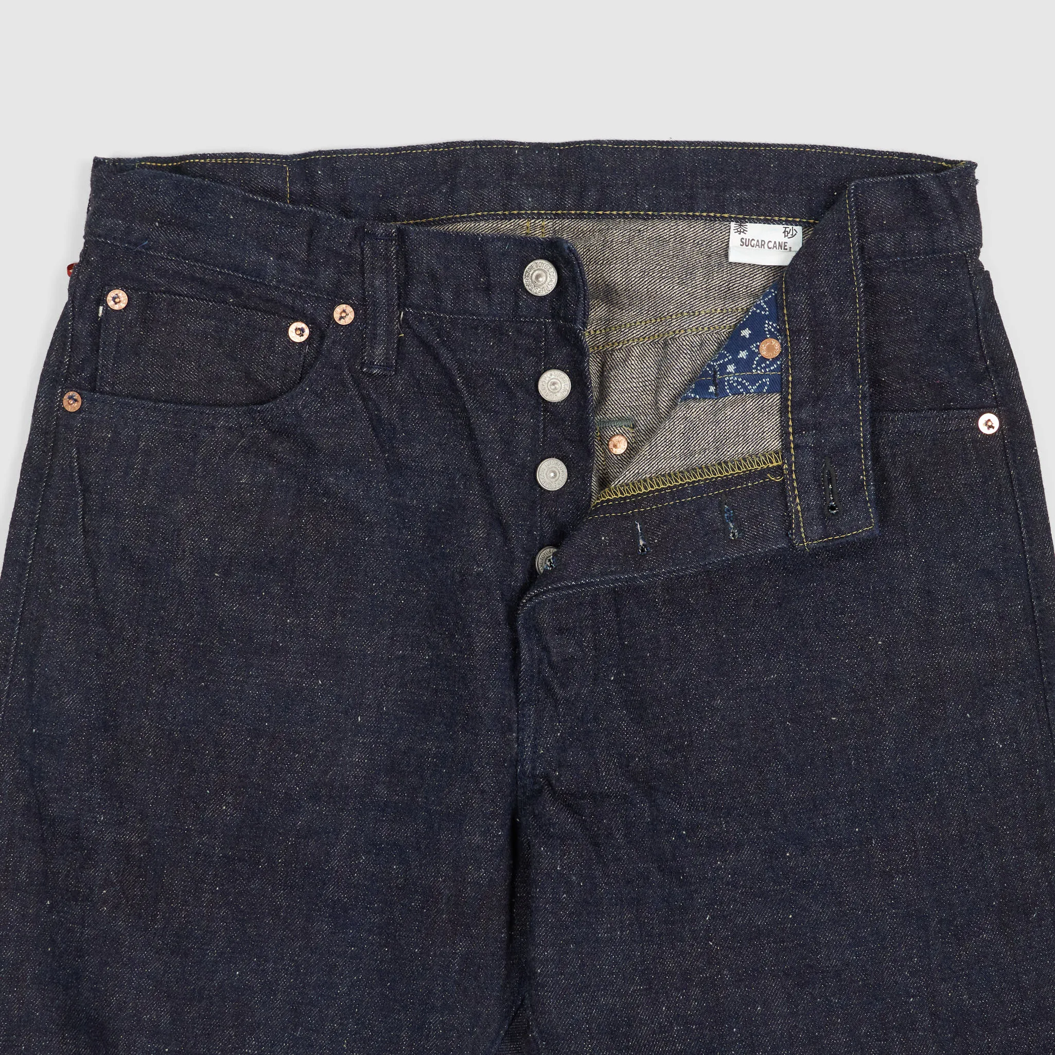 Sugar Cane Edo-Ai Authentic Indigo Limited Edition 5 Pocket Jeans