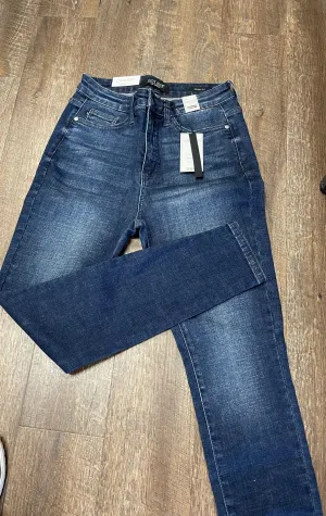 Super Dark Clean Control Top Skinny