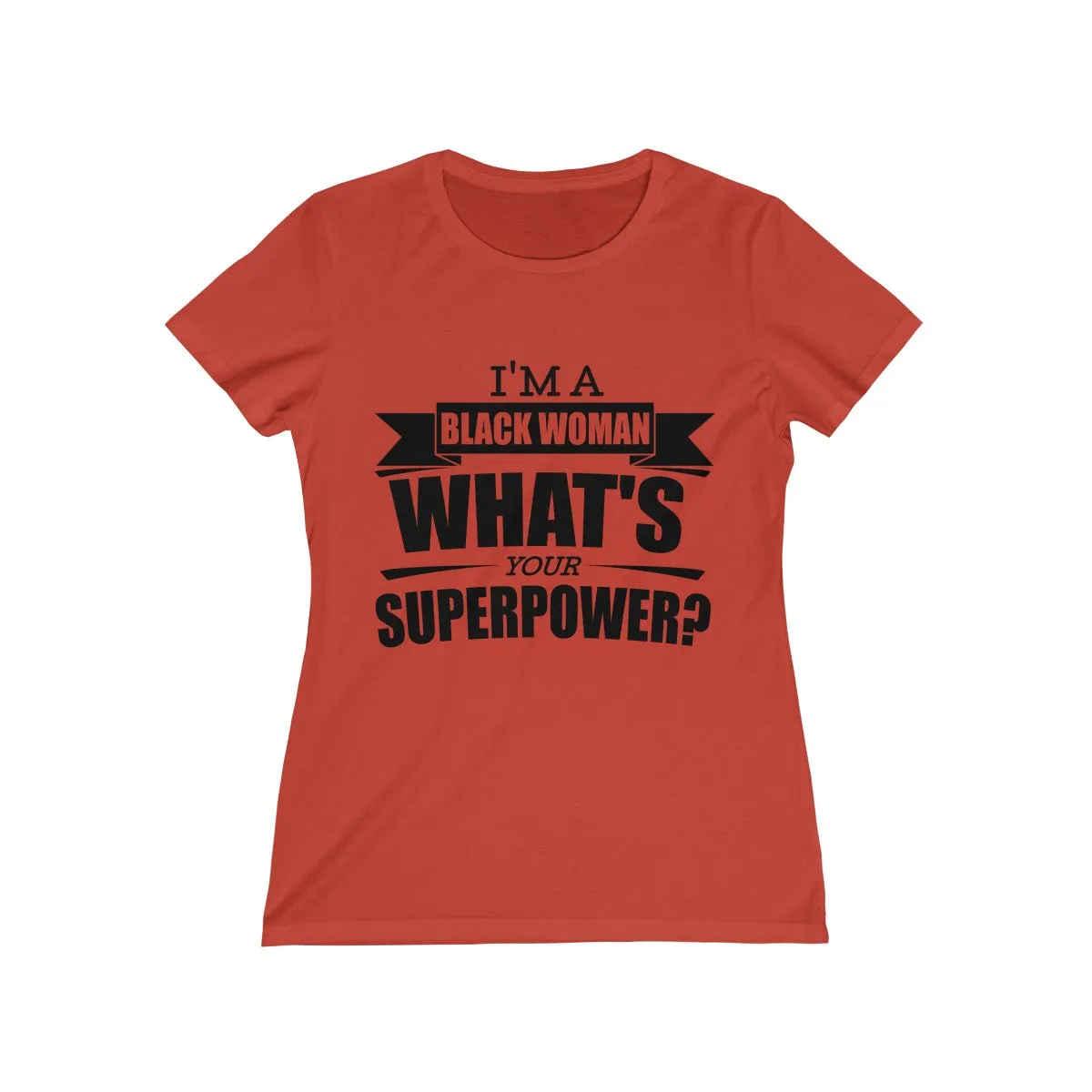 SUPERPOWER 2 <br>missy tee (blk)