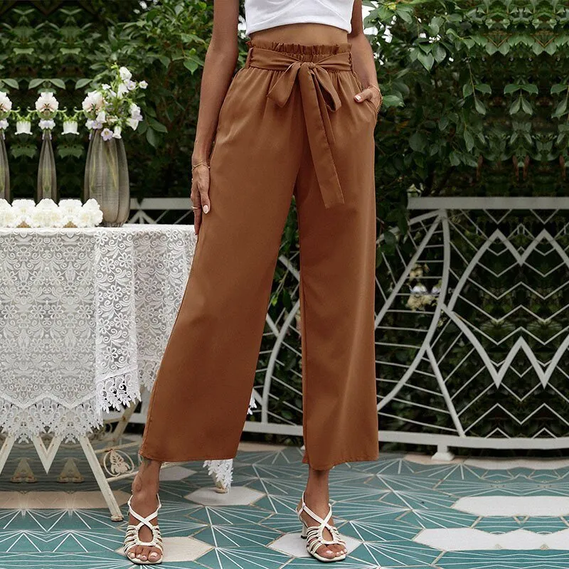 Tasha - Short pants with belt available in several colors