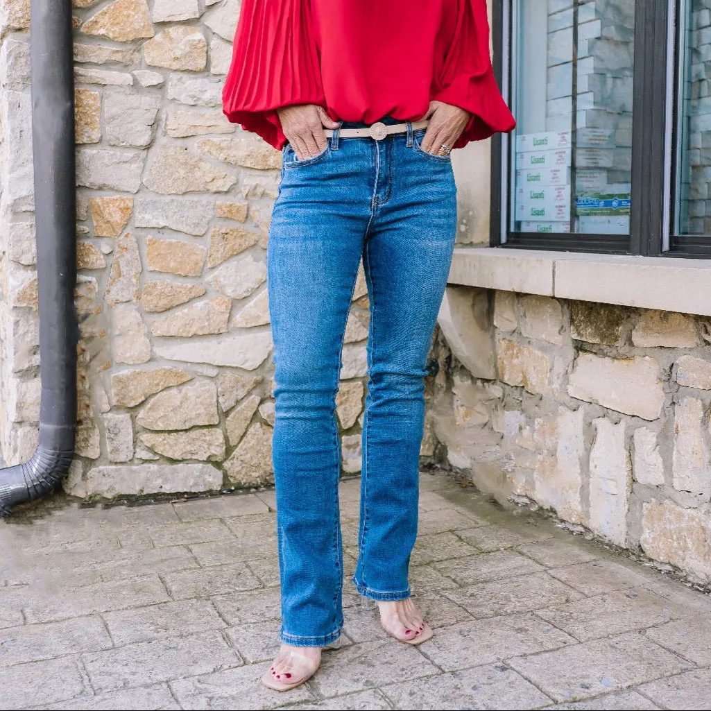 Teagan High Rise Bootcut Jeans
