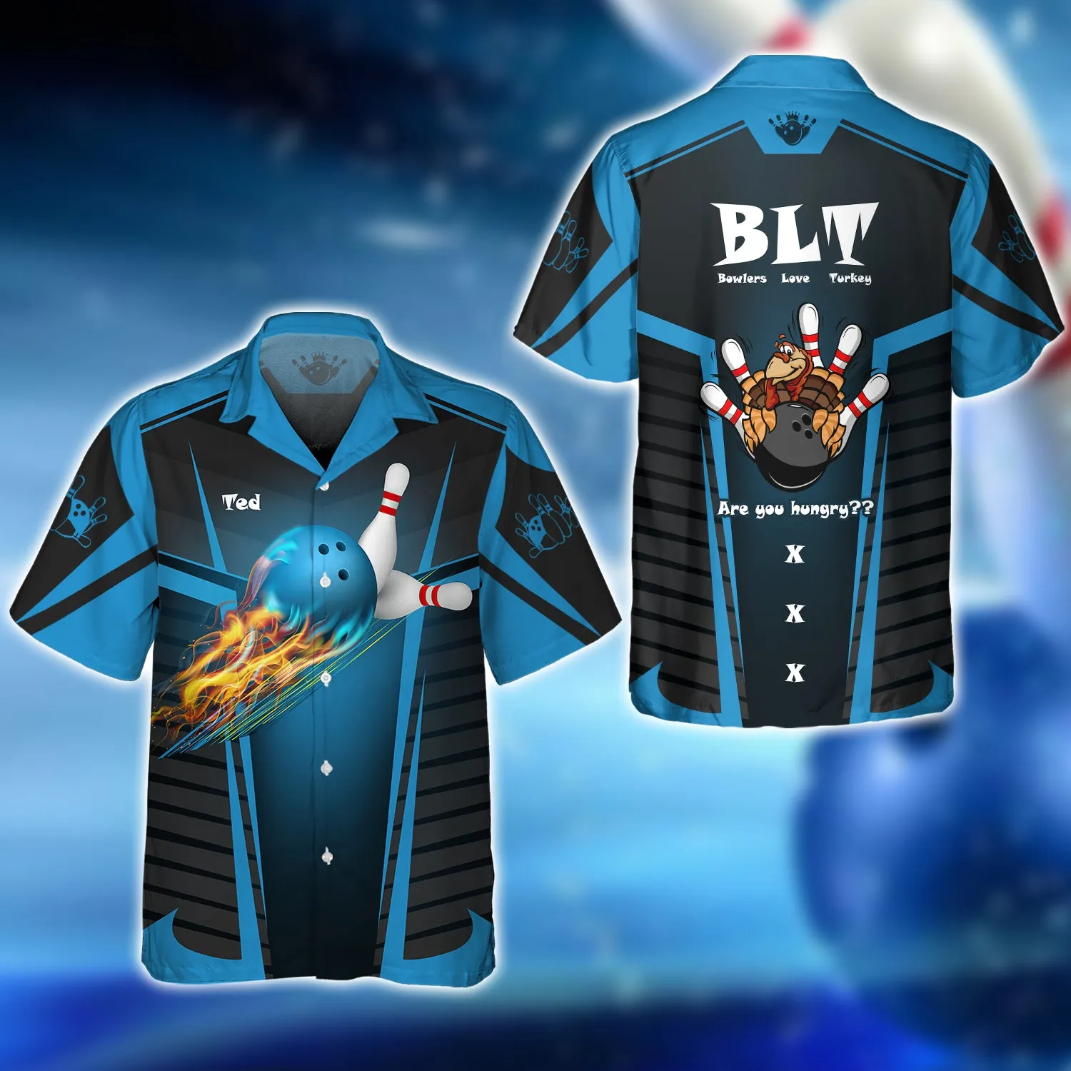 TED BLT Bowling Team 3D Shirt - QB95